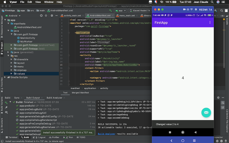 Créer votre première application Android, simple et facile - Letetcode